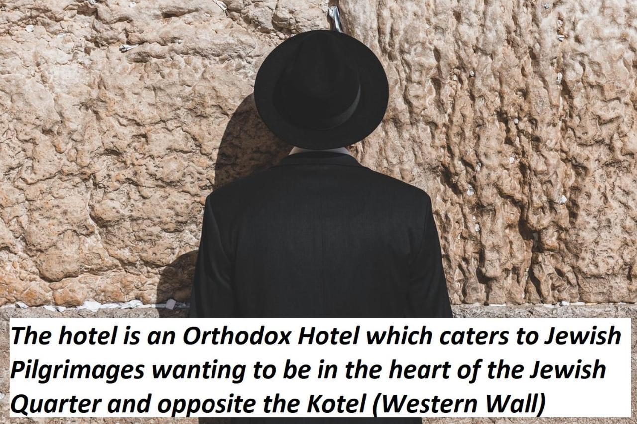 Litov Kotel Hotel - A Jewish Orthodox Hotel Jerusalém Exterior foto